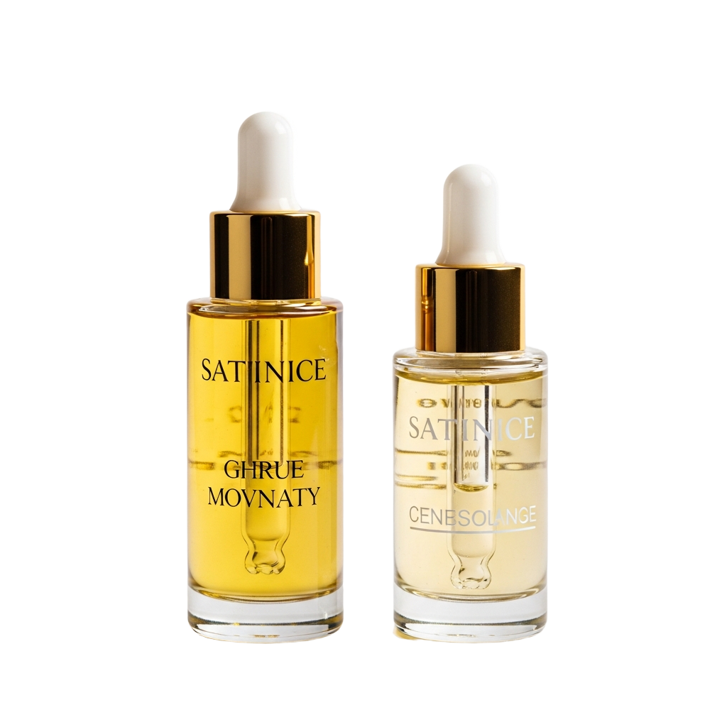 Two serum bottles