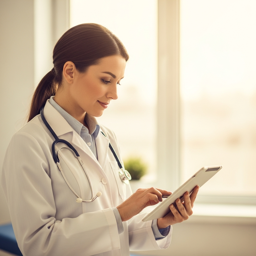 Physician reviewing your progress